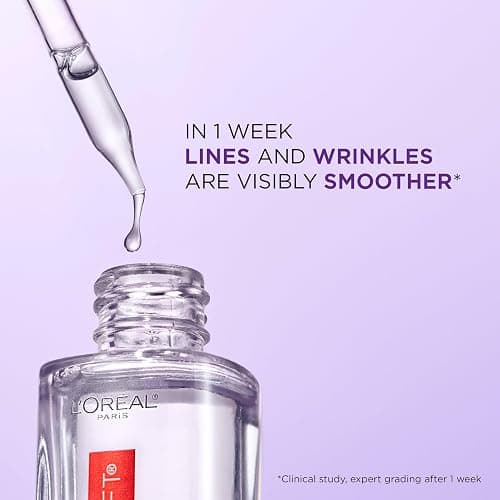 L'Oreal Paris Revitalift 1.5% Pure Hyaluronic Acid Serum for Face, Anti Aging Serum to Hydrate Skin & Reduce Wrinkles, Fragrance Free Skin Care for All Skin Types, 1 Oz thumbnail 3