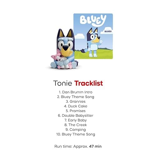 Tonies Bluey Audio Toy Figurine 3 Pack Set - Bluey, Bingo, Muffin thumbnail 7