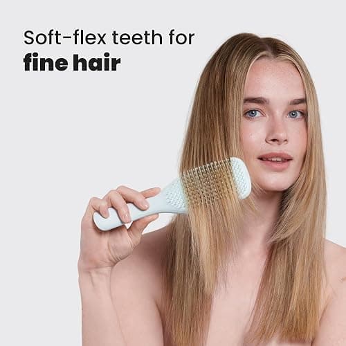 Amazon Tangle Teezer Fine & Fragile Ultimate Detangler Brush, Dry & Wet Hair Brush to Detangle & Reduce Breakage, Ice Blue thumbnail 5