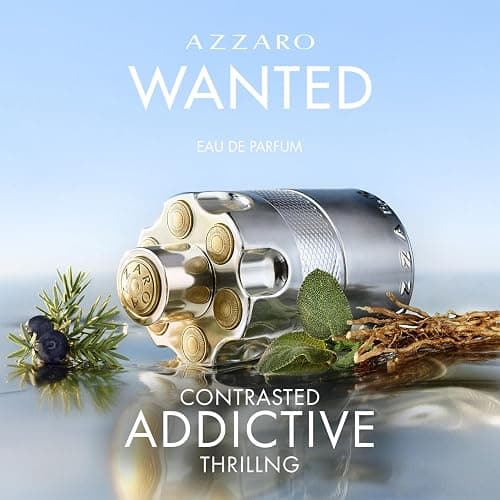 Azzaro Wanted Eau de Parfum - Energizing & Intense Mens Cologne - Woody, Aromatic & Spicy Fragrance - Fresh Notes of Juniper Berries, Sage, Vetiver - Lasting Wear - Luxury Perfumes for Men thumbnail 5