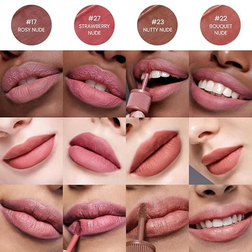 Peripera Ink the Velvet Lip Tint - High Pigment Color, Longwear, Weightless, Not Animal Tested, Gluten-Free, Paraben-Free (046 PINK MAUVE NUDE) thumbnail 6