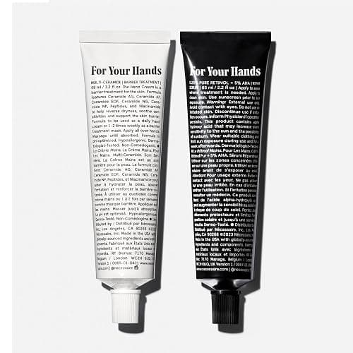 Nécessaire The Hand Duo – The Hand Cream + The Hand Retinol Treatment Holiday Gift Set for Dry Hands – Daily Moisture + Nighttime Repair with Ceramides, Peptides & Retinol – 2 x 2.5 oz thumbnail 2