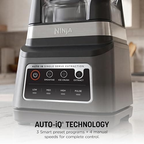 Ninja BN751 Professional Plus DUO Blender, 1400 Peak Watts, 3 Auto-IQ Programs for Smoothies, Frozen Drinks & Nutrient Extractions, 72-oz. Total Crushing Pitcher & (2) 24 oz. To-Go Cups, Black thumbnail 7