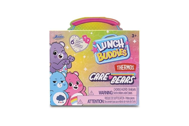 Jada Lunch Buddies – Collectible Mini Tin with Thermos, Figure & Food Accessories – 2-Inch Care Bears Toy – Care Bears & Friends – for Kids Ages 5+ (One Piece, Styles May Vary) thumbnail 4