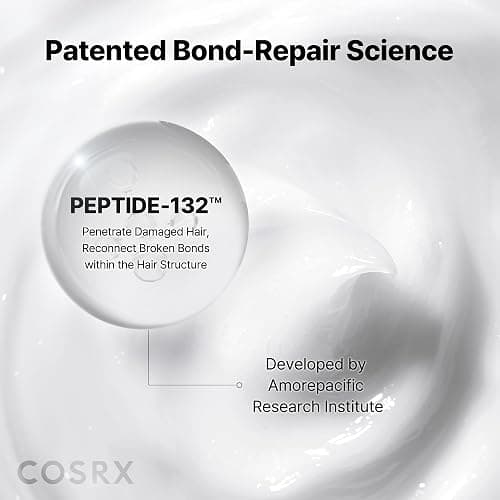COSRX PEPTIDE 132 Hair Bonding Oil Serum, Split End Repair, 0.94 fl oz | Keratin Care for Frizzy, Dry, Damaged Hair, Adds Gloss, Shine, Lightweight Non-Greasy Finish, Korean Hair Care thumbnail 3