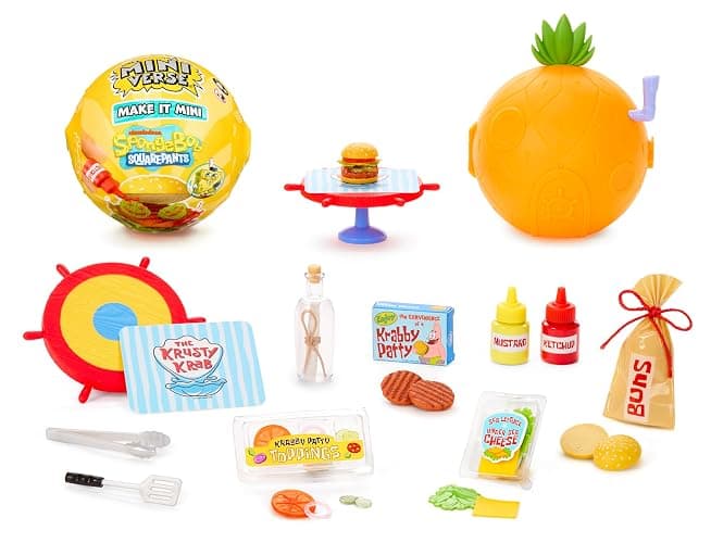 MGA's Miniverse Make It Mini Spongebob Squarepants, Mini Collectibles - Blind Pack, DIY, Resin, Replica Food, Not Edible, Collectors, Novelty, Gift, 8+ - Image 1