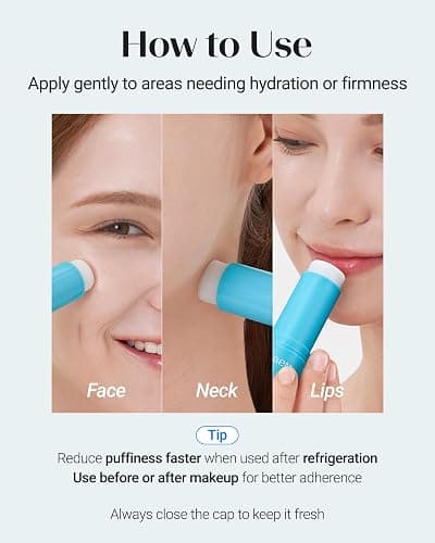 THESAEM Iceland Hydrating Eye Stick - Cooling Balm - Dark Circles & Puffiness – Under Eye Treatment - Reduce Wrinkles and Moisturizing - Minimize Dark & Puffy Eyes - Aqua Scent, 0.38 oz thumbnail 7