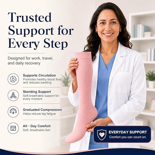 COOLOVER Copper Compression Socks for Women and Men(6 Pairs)-Best Support for Running, Athletic, Travel thumbnail 5