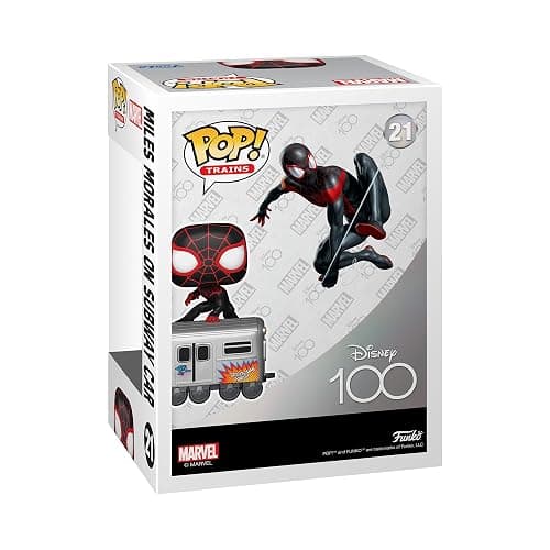 Funko POP! Trains: Disney 100 - Marvel, Miles Morales on Subway Car - Spider-Man - Collectable Vinyl Figure - Gift Idea - Official Merchandise - for Kids & Adults - Movies Fans thumbnail 3