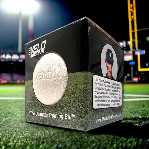 Velo Wallball - Training Ball - Pro Baseball Size & Weight - Enhance Coordination & Strength in Individual & Group Baseball Drills thumbnail 4