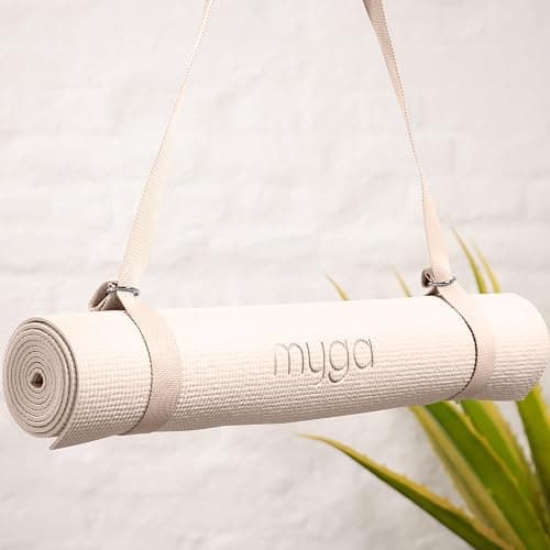Myga Yoga Starter Set – Yoga Mat, 2 Yoga Blocks & Strap with Metal D-Ring – Non-Slip Yoga & Pilates Kit for Home Workouts & Fitness – Lightweight & Durable | 173cm x 61cm x 4mm thumbnail 4