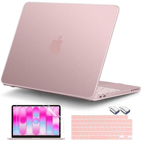 DONGKE Matte Frosted Compatible with MacBook Neo 13 Inch 2026 (Model A3404 | A18 Pro Chip) | Anti-Crack & Scratch & Fingerprint | 100% Match Official Color Blush - Image 1