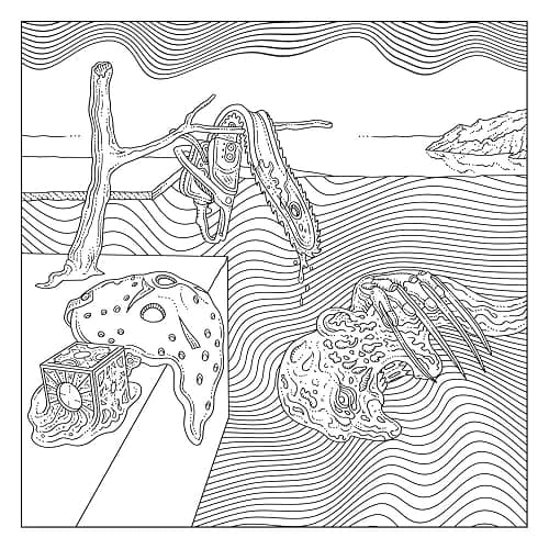 The Beauty of Horror 6: Famous Monsterpieces Coloring Book thumbnail 5