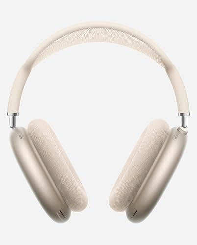 Apple AirPods Max Wireless Over-Ear Headphones, Pro-Level Active Noise Cancellation, Transparency Mode, Personalized Spatial Audio, USB-C Charging, Bluetooth Headphones for iPhone - Starlight thumbnail 7