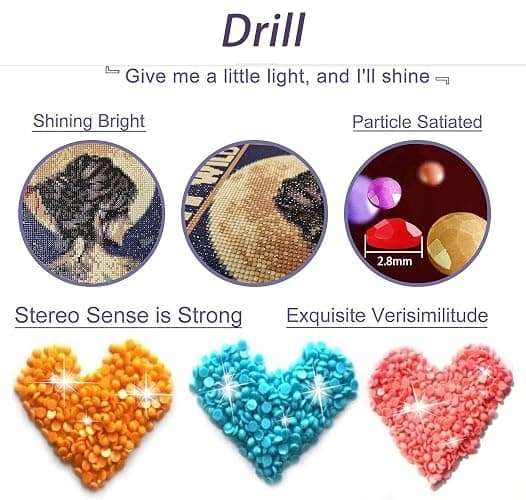VeGuude Diamond Painting Kits for Adults, 6 Pack Van Gogh Starry Night Diamond Art Kits, 5D Full Drill DIY Crafts for Adults Home Wall Decor Sunflower Irises Café Terrace at Night [12x16in] thumbnail 6