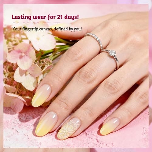 JODSONE 9 Farben Ombre-Nägel Farbverlaufsgel Blush Effect Gel Nagellack-Set Lackieren Nageldesign Gel für Nagelstudios thumbnail 6