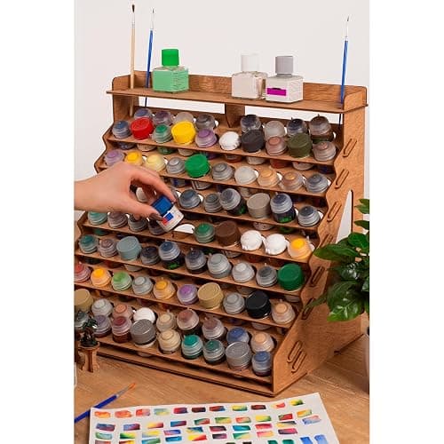 NEEDED - Citadel Paint Organizer for 87 Bottles and 14 Brushes  thumbnail 5