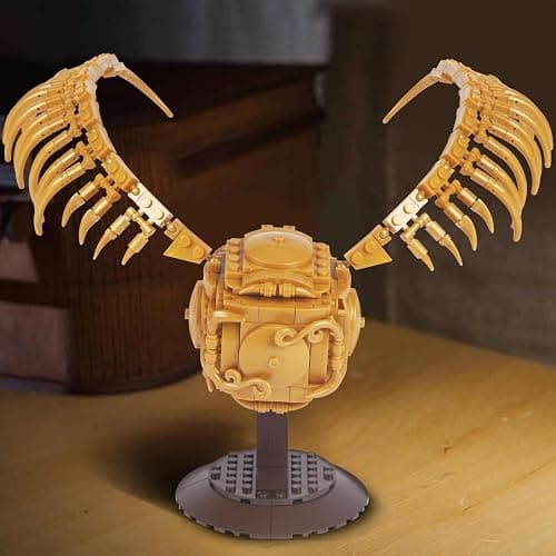 Golden Snitch Building Blocks Set Compatible with Lego Particle Size,Unique Harry Snitch Design Model Decoration,Creative Gift for 6+ Boys,Girls or Adults thumbnail 7