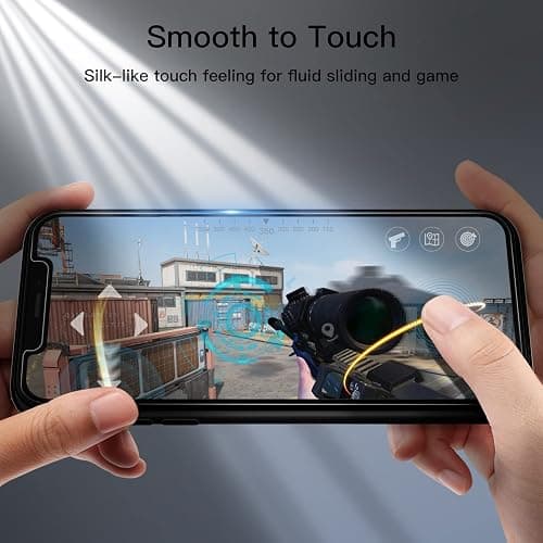 JETech Matte Screen Protector for iPhone 11/iPhone XR 6.1-Inch, Anti-Glare 9H Tempered Glass Film, Anti-Fingerprint Smooth Touch, 2-Pack thumbnail 4