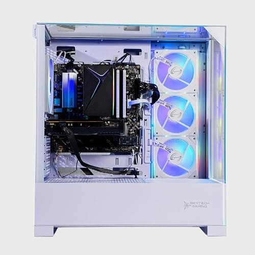 Skytech Gaming Archangel 5 Gaming PC, Intel i5 14400F 2.5GHz, NVIDIA RTX 5060, 1TB NVMe SSD, 16GB DDR5 RAM 6000, 750W Gold PSU, Wi-Fi, Win 11, Desktop thumbnail 2
