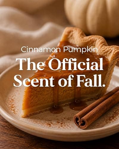 M&Sense Scented Candles Cinnamon Pumpkin Non Toxic Fall Aromatherapy | 11.6Oz Natural Soy Wax 70H Classic Pumpkin Spice Creamy Sweetness Fall Candles for Halloween Party Autumn Table Centerpiece thumbnail 2