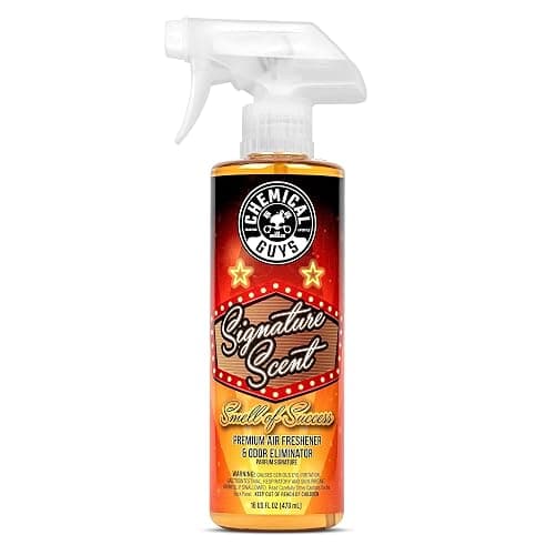 Chemical Guys AIR_069_16 Signature Scent Premium Air Freshener and Odor Eliminator, Smell of Success (Great for Cars, Trucks, SUVs, RVs, Home, Office & More) 16 fl oz - Image 1