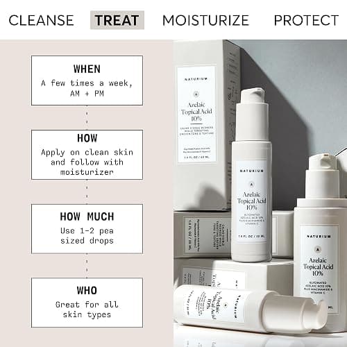 Azelaic Topical Acid 10% from Naturium - Face & Skin Care Beauty Treatment with Niacinamide & Vitamin C, 1 oz thumbnail 2