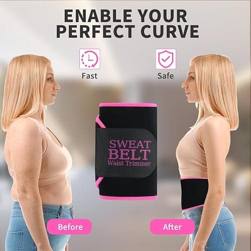 Lisacool Sculpt Touch Waist Trainer For Women Sweat Band For Stomach Waist Trimmer thumbnail 7