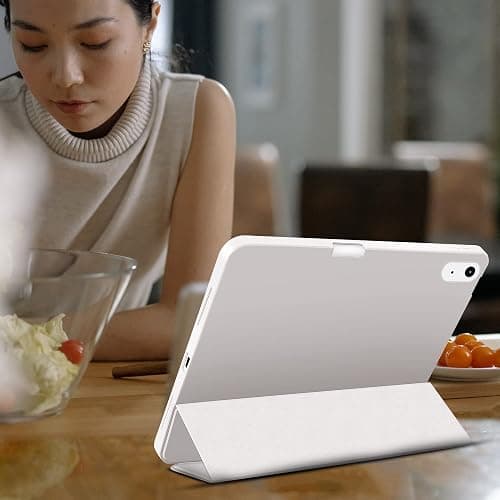 Aoub Case for iPad Air 11-inch M3/M2 (2025/2024), iPad Air 5th/4th Generation (2022/2020) 10.9-inch with Pencil Holder, Trifold Stand with Soft TPU Back Cover, Auto Sleep/Wake, Gray thumbnail 7