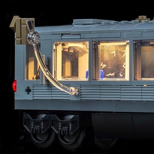 Hilighting Upgraded Led Light Kit Compatible with Lego Doc Ock Subway Train Scene Building Set, Lights Decoration Compatible with Lego 76321 (Model Not Included) thumbnail 7