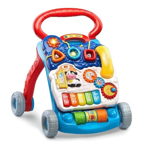 VTech Sit-to-Stand Learning Walker (Frustration Free Packaging), Blue thumbnail 4