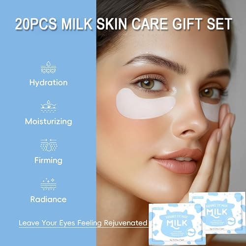 Milk Skin Care Set for Kids Teens Birthday Gifts, Skin Care for kids 10-12 | Skincare for Girls 10-12, Kids Skin Care Set for Kids Ages 8-12, Travel Kit & Skin Care Gifts,Stuff for Girls 10-12 thumbnail 2