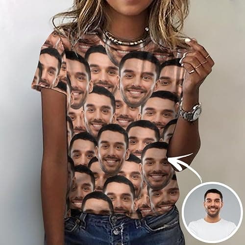 Custom T Shirts Add Your Own Custom Text Name Personalized Message Or Image Customized T Shirts Personalized Custom Tshirt thumbnail 2