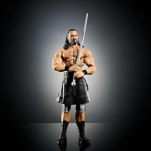 Mattel WWE Elite Action Figure & Accessories, Series #115 6-inch Collectible Drew McIntyre with 25 Articulation Points & Swappable Hands | 25 Articulation Points, Swappable Hands, Accessories thumbnail 5