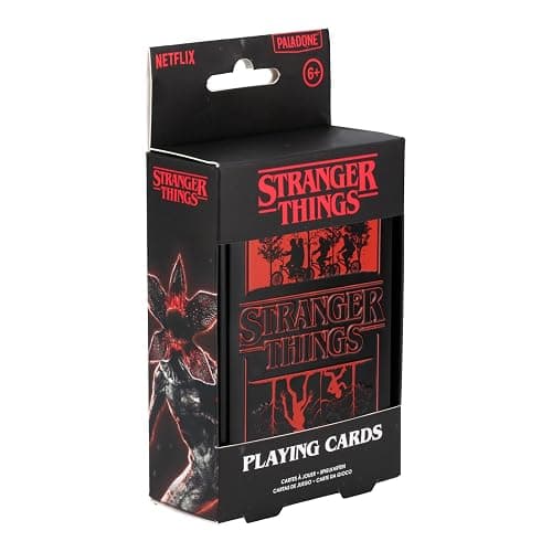 Stranger Things Playing Cards Gift Set - Collectible Tin Box - Official Stranger Things Merchandise | Paladone thumbnail 6