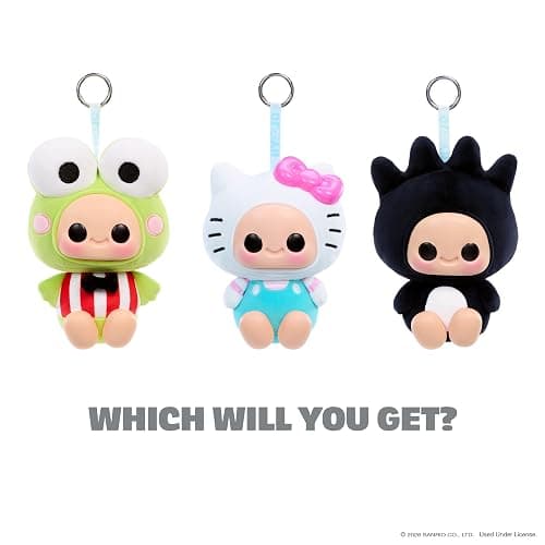 Hyojo Hello Kitty® and Friends Series, Blind Box Mixed Material Squishy Collectible, Limited Edition, 3 to Collect, Hello Kitty®, KeroppiTM, Badtz-MaruTM, Great Gift for All Ages thumbnail 2
