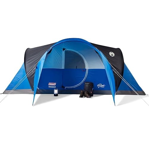 Coleman Montana Camping Tent, 6/8 Person Family Tent with Included Rainfly, Carry Bag, and Spacious Interior, Fits Multiple Queen Airbeds and Sets Up in 15 Minutes thumbnail 9