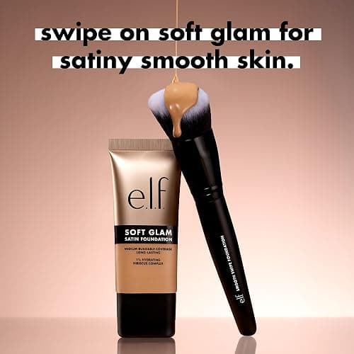 e.l.f. Soft Glam Foundation, 22 Light Warm | Medium Coverage, Long-Lasting & Buildable Foundation For A Smooth, Satin Finish, Vegan & Cruelty-Free thumbnail 5