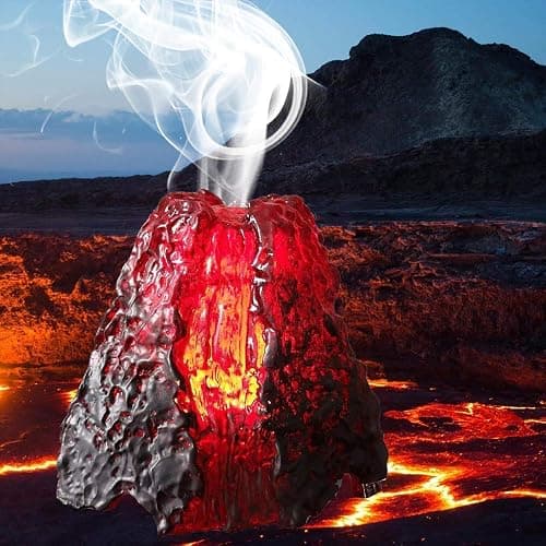 Volcano Ultrasonic Essential Oil Aromatherapy Diffuser Gifts for Boys Girls Women Men Kids Home Room Decor Living Room Office Night Light for Bedroom thumbnail 4