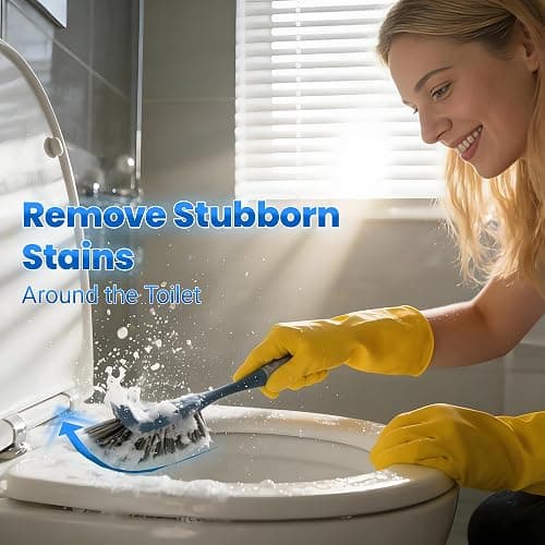 SSINBOANGI 3 Pack Hard Bristle Scrub Brush Set, Cleaning Brush Designed for Cleaning Shower, Bathroom Faucets, Tile Grout, Sink Edges, Around Toilets, and Hard to Reach Corners and Crevices thumbnail 7
