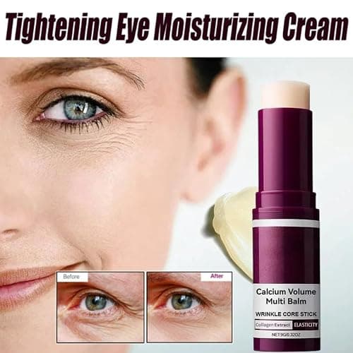 2PCS Korean Collagen Moisturizing Stick，Pure Collagen Wand,Calcium Volume Multi balm,Wrinkle Core Stick,Calcium Multi-Effect Moisturizing Cream,Anti-aging, Suitable for Eyes, Face, Neck,Lip thumbnail 7