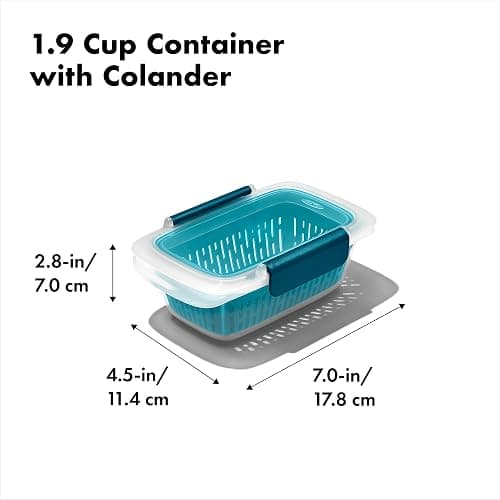 OXO Good Grips Prep & Go Container with Colander thumbnail 2