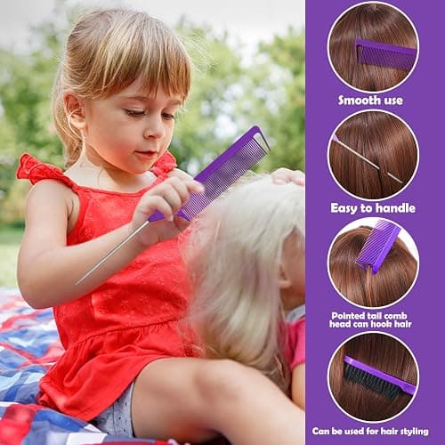 Auroray 32 Colors Small Hair Rubber Bands with 16 Styling Tools, 2000 Pcs Elastic Girl Baby Hair Ties, Mini Bands with Elastic Cutter, Hair Accessories Xmas Stuff for Girls Baby Toddlers Kids thumbnail 6