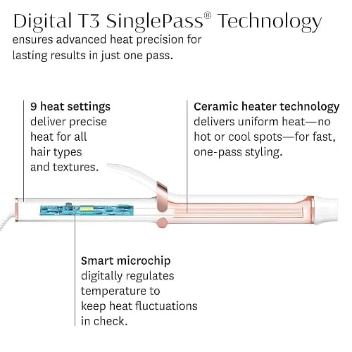 T3 SinglePass Curl X Curling Iron thumbnail 11