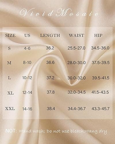 VividMosaic 2025 Satin High Waisted Maxi Skirt Silk A-Line Spring Summer Casual Long Skirts for Women thumbnail 6