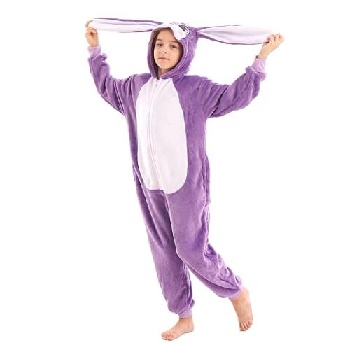 TYONMUJO Animal Onesie Costume for Kids Halloween Costumes for Girls Boys Cosplay Outfit Rabbit Bunny thumbnail 6