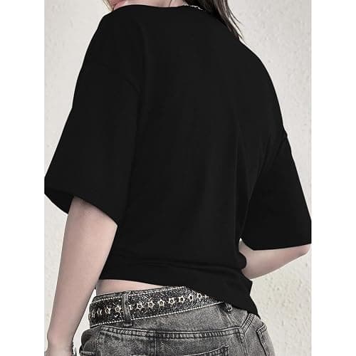 Weetiotio Vintage Rock Band T Shirts for Women Oversized Graphic Tees Country Music Y2k Grunge Shirts Baggy Streetwear Shirt thumbnail 6