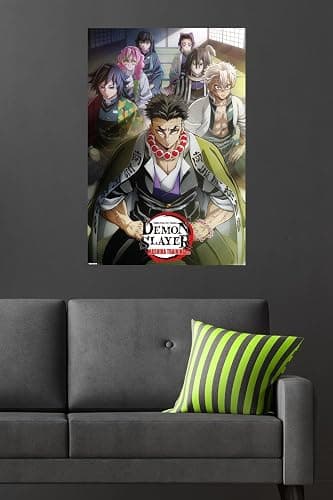 Demon Slayer: Hashira Training - Key Art 1 Wall Poster, 34L" x 22.4W", Unframed Version thumbnail 4