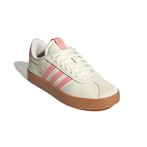 adidas Women's VL Court 3.0 Sneakers | Casual Shoes, Skateboarding-Inspired, Low-Cut, T-Toe, Lace Closure, Lightweight Cushioning, Standard Fit, For Everyday Wear thumbnail 4