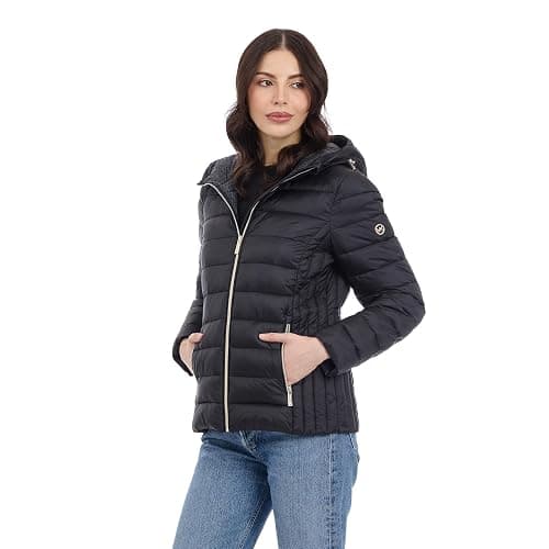 Michael Kors womens Packable Puffer Jacket, Lightweight Down Alternative thumbnail 2